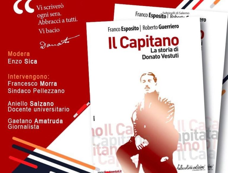 Pellezzano, sarà presentato un libro su Donato Vestuti