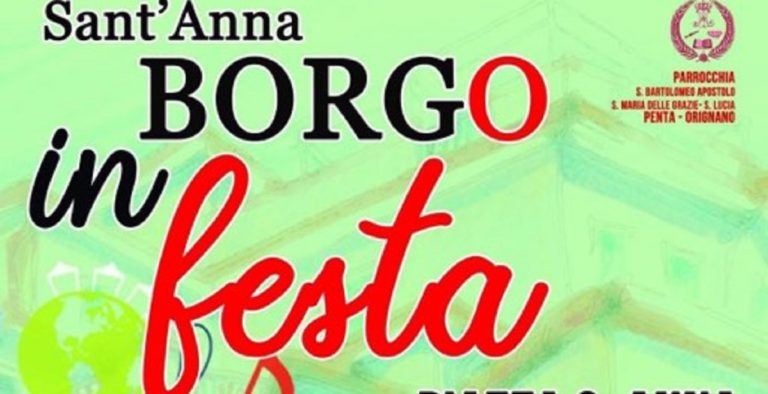 Fisciano celebra i Santi Anna e Gioacchino con “Sant’Anna | Borgo in festa”