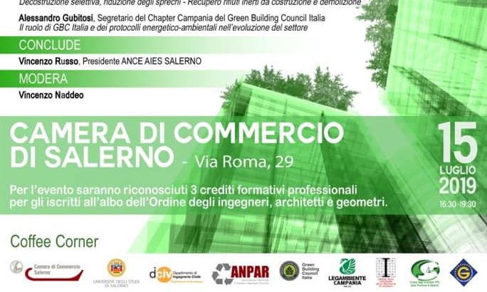 Camera di Commercio di Salerno presenta il convegno “Appalti Verdi: Criteri Ambientali Minimi”