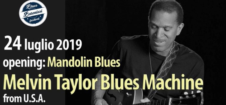 Baronissi Blues Festival 2019, Melvin Taylor guest star dell’evento