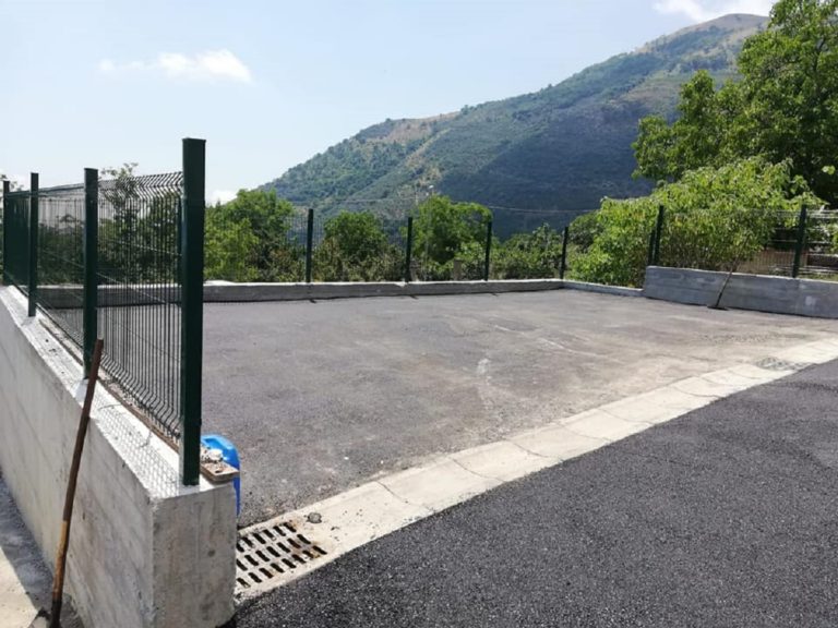 San Cipriano Picentino: completato il nuovo parcheggio in Via Santilli