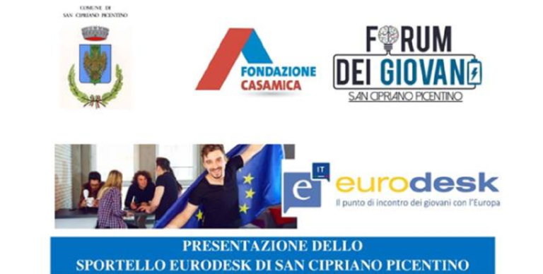 San Cipriano Picentino, opportunità per i giovani: lo sportello Eurodesk