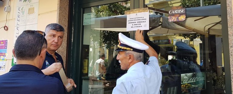 Agropoli, il Sindaco Coppola dispone la chiusura di un locale: il motivo