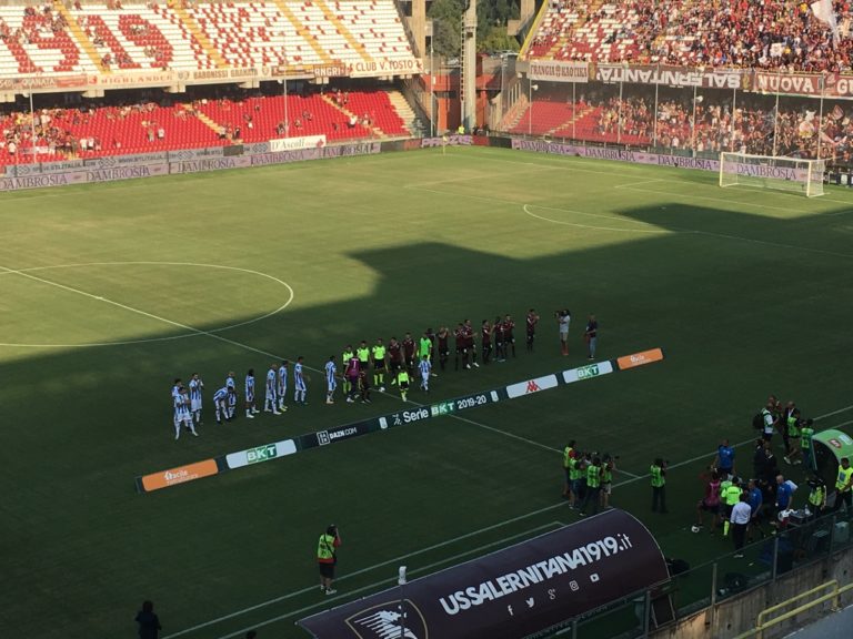 La Salernitana parte bene, all’Arechi Pescara sconfitto 3-1