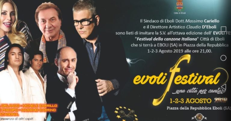 “Evoli Festival”: il Festival della Canzone Italiana a Eboli