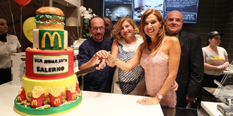 Salerno: inaugurazione del nuovo McDonald’s con Maurizio Casagrande e Maya