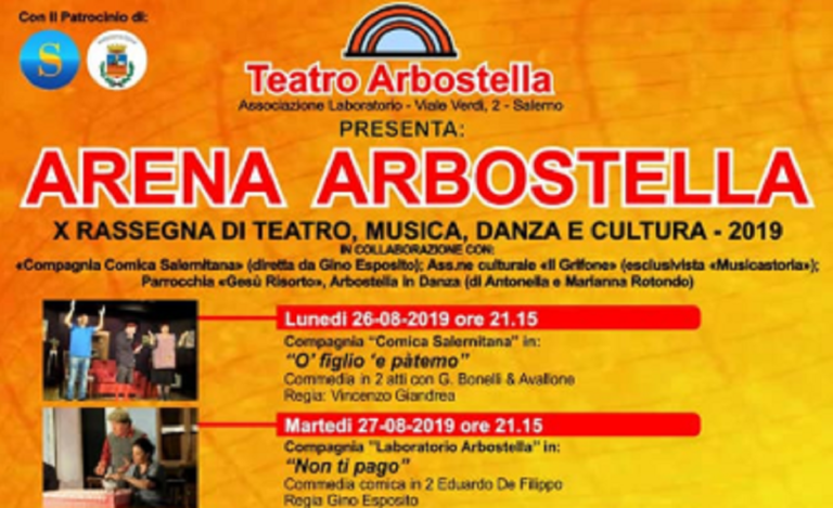 Salerno, al via la 10a edizione di “Arena Arbostella”