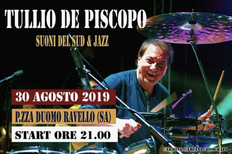 Ravello, il 30 agosto il live show Tullio De Piscopo a “Suoni del Sud”