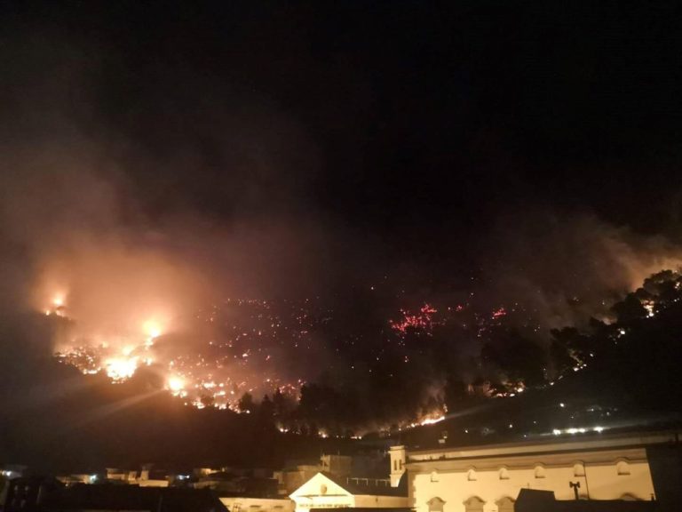 Sarno: dopo l’incendio sul Monte Saretto, rischio idrogeologico