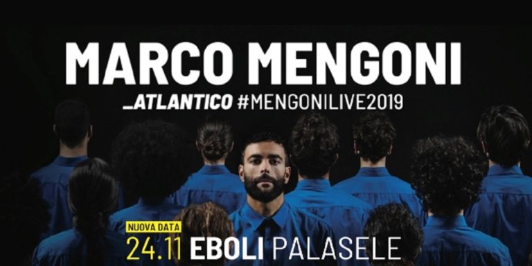 Al Palasele di Eboli, il 24 Novembre Marco Mengoni con “Atlantico Tour”