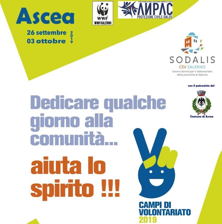 Salerno, campo di volontariato gratuito organizzato dal WWF