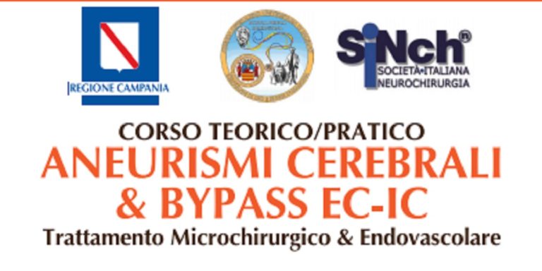 Aneurismi Cerebrali e Bypass EC-IC, il corso teorico pratico a Salerno