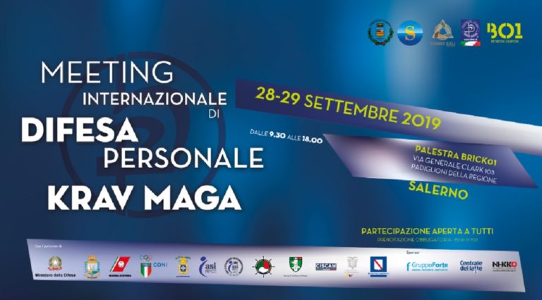 Salerno, torna anche quest’anno il Meeting di Krav Maga