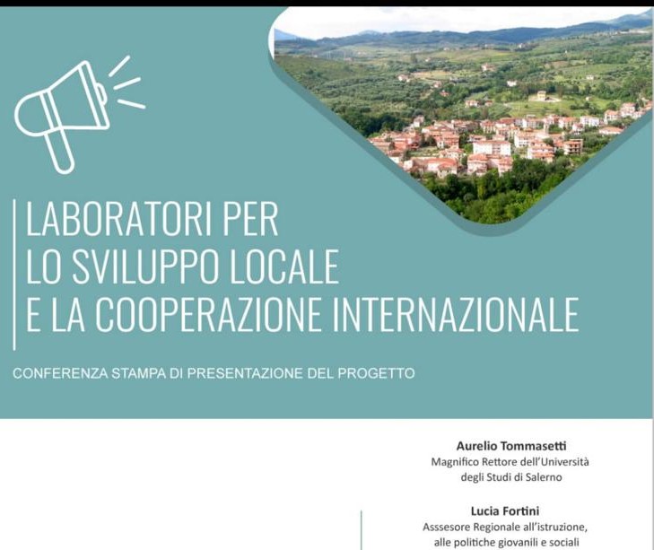 Unisa, domani presentazione laboratori di Sviluppo Locale