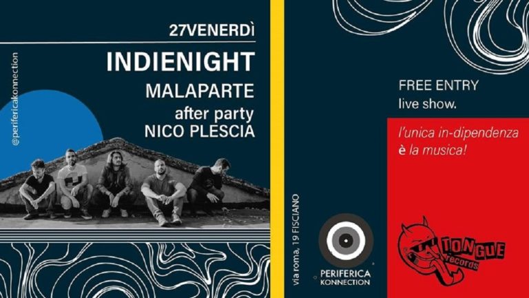 Fisciano: venerdì 27 settembre, i MALAPARTE live al Periferica Konnection