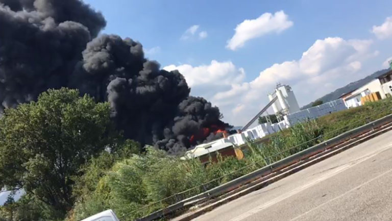 Mercato San Severino, le zone esposte al passaggio della nube tossica proveniente da Avellino