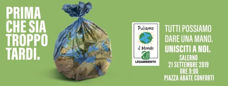 Puliamo il Mondo 2019, appuntamento a Salerno in piazza Abate Conforti