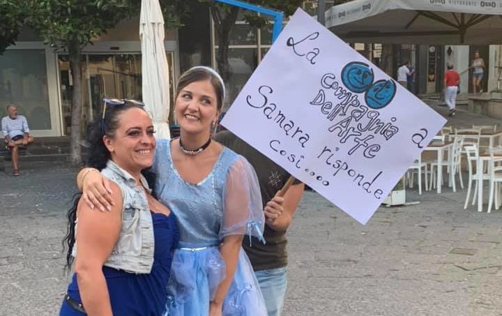 Salerno, la principessa Cenerentola sfida la terrificante Samara