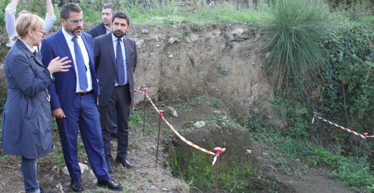 Mercato San Severino, visita agli scavi di San Marco a Rota