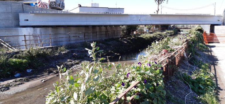 Lavori di manutenzione stradale, quasi completato il ponte sullo Sguazzatoio