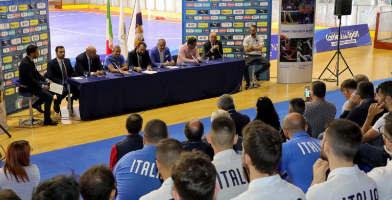 Eboli, la presentazione del Main Round FIFA Futsal World Cup 2020