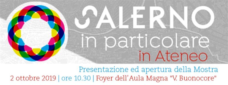 Taglio del nastro per la mostra “Salerno in Particolare” in Ateneo