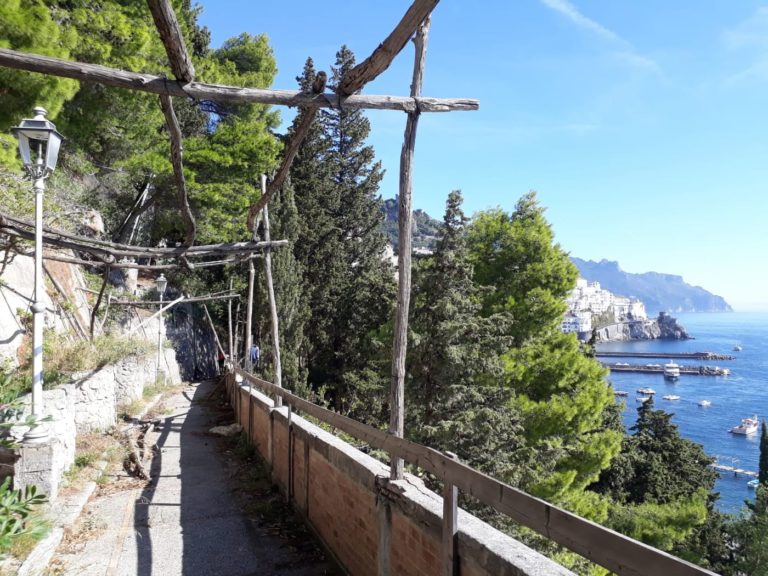 Amalfi: al via i lavori per riaprire la passeggiata panoramica Longfellow