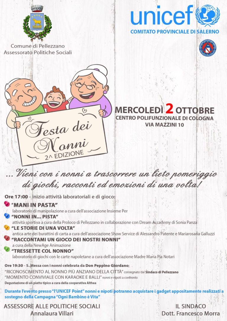 Pellezzano, Festa dei Nonni presso il Centro Polifunzionale