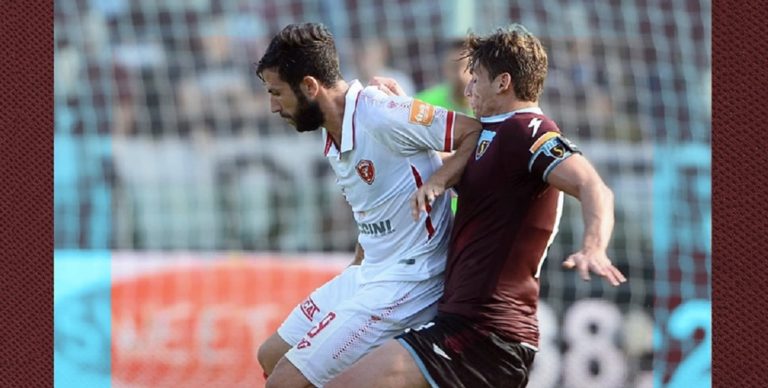 Salernitana beffata nel finale, Buonaiuto pareggia i conti al 90′