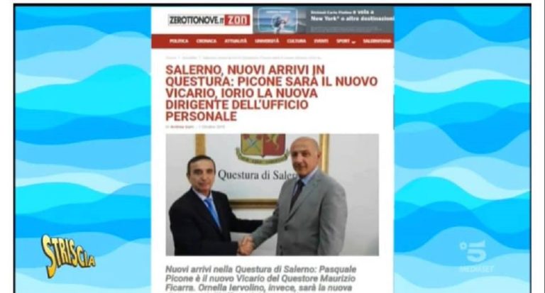 Ficarra e Picone a Salerno per incontrare il Questore e il Vice