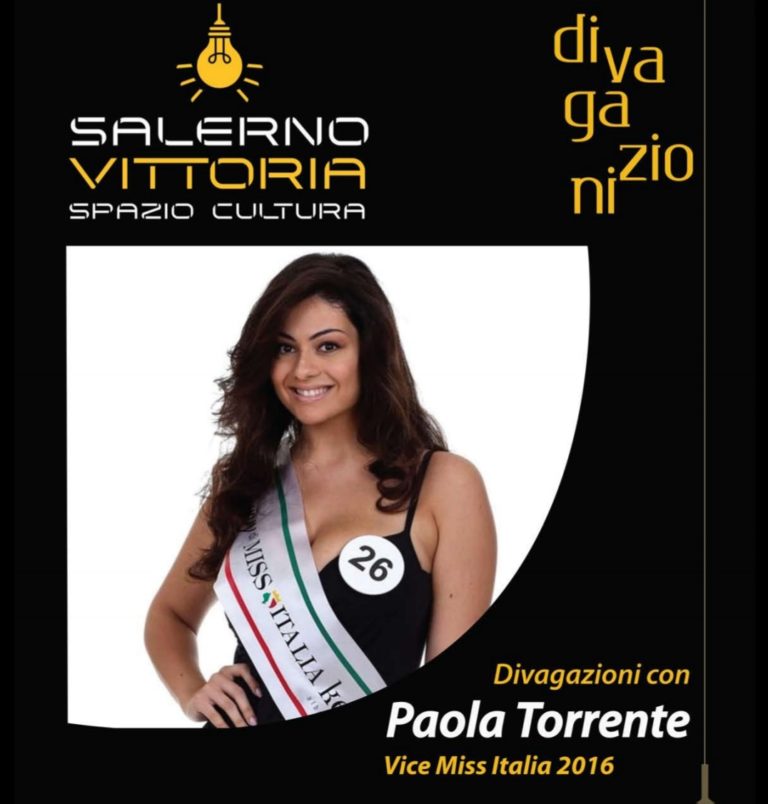 Salerno, Miss Italia Curvy 2016 Paola Torrente ospite di “Divagazioni”