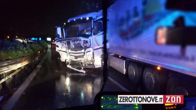 A2, incidente in serata sulla Salerno-Avellino