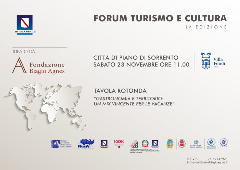 Al via il forum turismo e cultura  tra viaggi ed enogastronomia