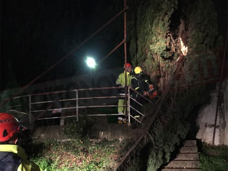 Maltempo a Mercato San Severino: continuo monitoraggio del territorio