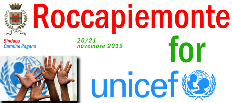 Roccampiemonte for Unicef: le iniziative del territorio