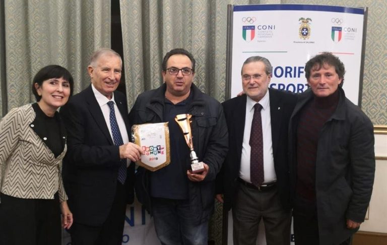 Battipaglia premiata per la festa provinciale Sport in Comune