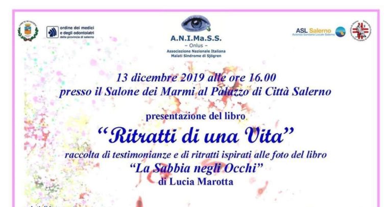 Salerno, a Palazzo Città presentazione del libro Ritratti di una Vita