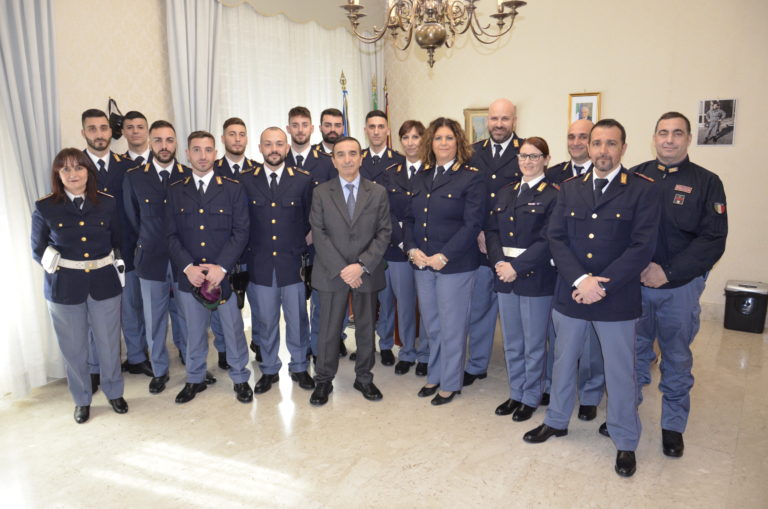 Salerno, nuovi arrivi in Questura, trasferiti sedici nuovi poliziotti