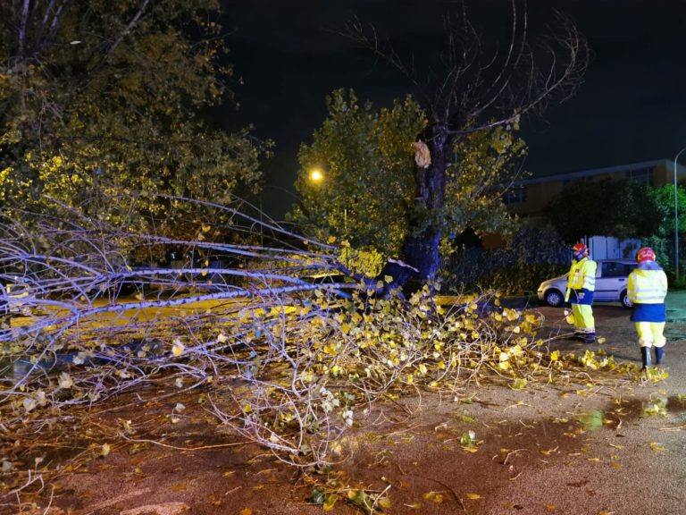 Maltempo e disagi a Battipaglia: lavoro no-stop della Protezione Civile