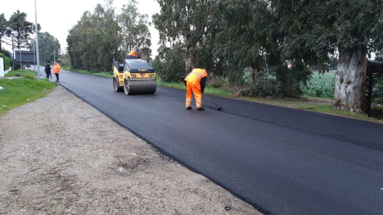 SP 175/b, lavori di messa in sicurezza a Capaccio Paestum