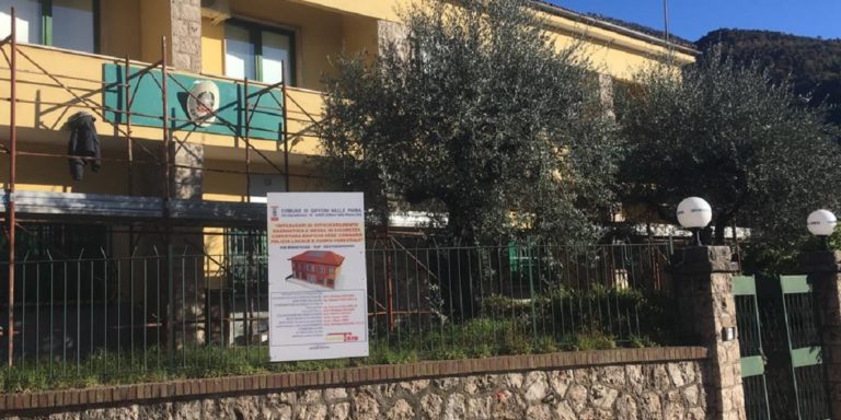 Giffoni Valle Piana: lavori di messa in sicurezza del Comando di Polizia