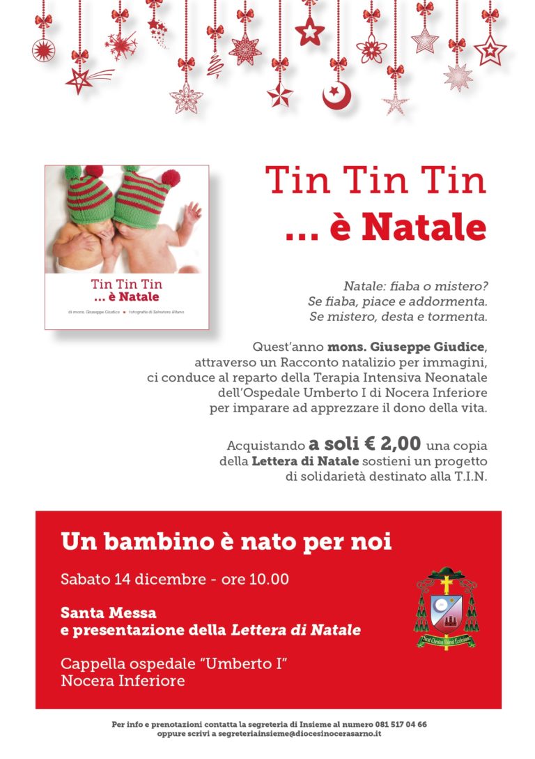 Lettera di Natale 2019 Sabato la presentazione all’Ospedale Umberto I