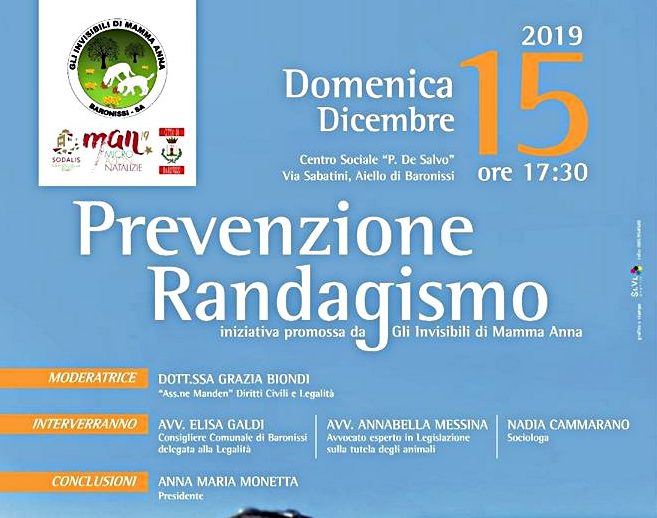 Baronissi, incontro “Prevenzione Randagismo”