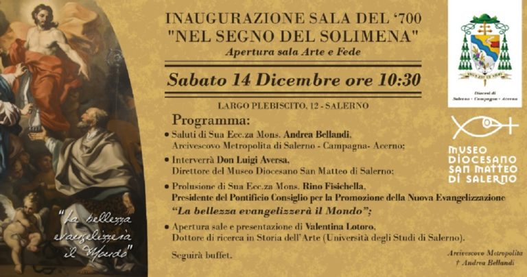 Salerno, inaugurazione sala del ‘700 al Museo Diocesano