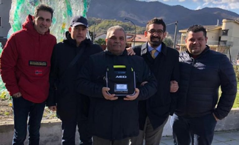 Fisciano, inaugurato nuovo defibrillatore a Nocelleto