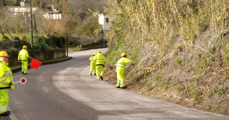 Manutenzione strade provinciali e regionali dall’Agro a Pontecagnano