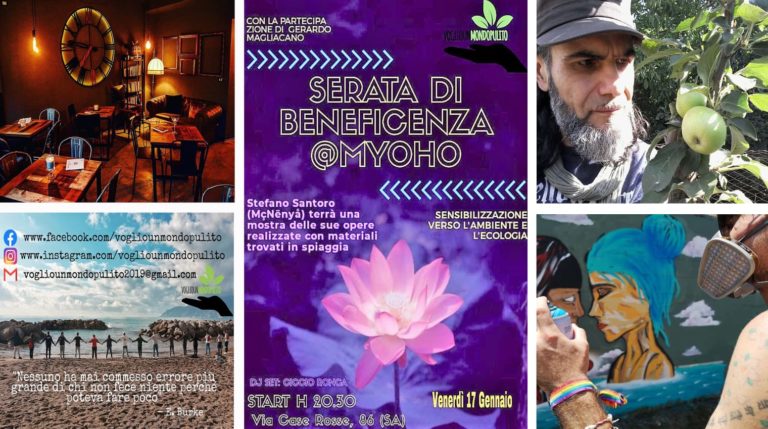 Salerno vuole un mondo pulito: evento di sensibilizzazione al Myoho venerdì 17 gennaio
