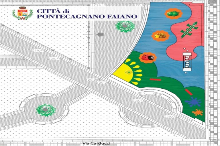 Pontecagnano, arriva l’area gioco nei giardini di Piazza Sabbato