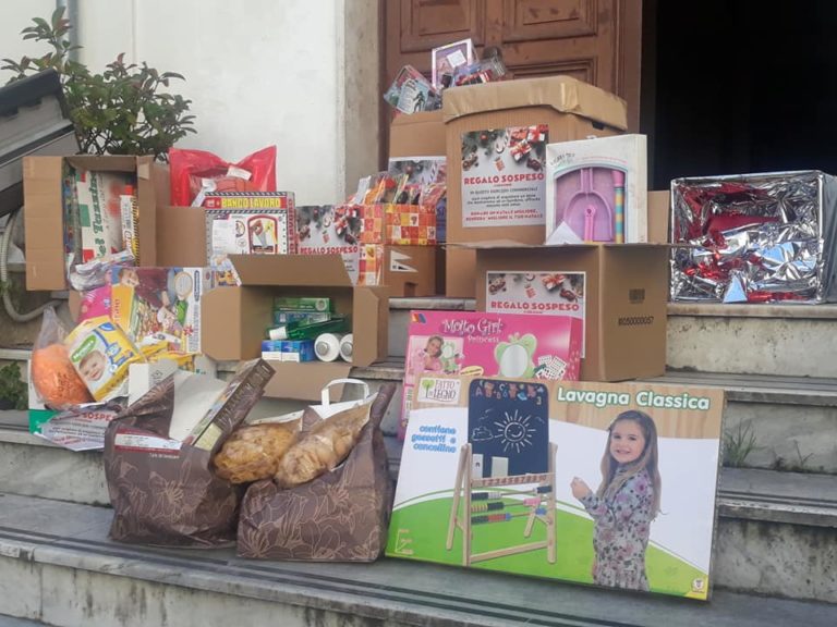 Cava de’ Tirreni, boom di adesioni per il “regalo sospeso”