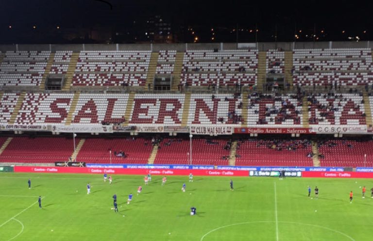 Salernitana pronta per la ripresa: ok ai test sierologici e tamponi